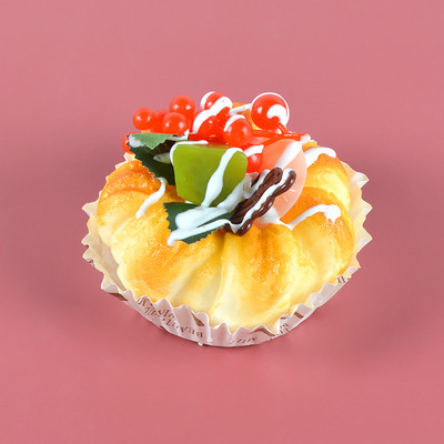 1 tk simulatsioon puuviljakoogi mudel võltsitud toit PU leib kunstlik muraka viinamarjakook küpsetamine fotograafia rekvisiidid kodukaunistusega laste mänguasi