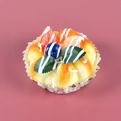 1 tk simulatsioon puuviljakoogi mudel võltsitud toit PU leib kunstlik muraka viinamarjakook küpsetamine fotograafia rekvisiidid kodukaunistusega laste mänguasi