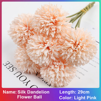 3/6/10 tk siidist võilillest lillepall võltslilled isetegemise kodu pulmakaunistus Kunstlillede kimp Sõbrapäeva kingitused