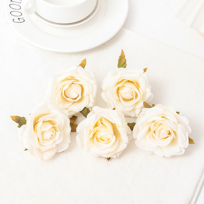 5 tk roosipead kunstsiidist lilled pulmadeks kodupeoks sünnipäevaks jõulukoogi kaunistamiseks meisterdamise pärg valge võltslill