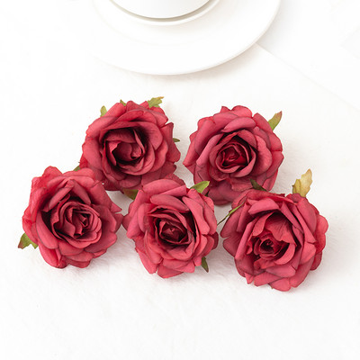 5 tk roosipead kunstsiidist lilled pulmadeks kodupeoks sünnipäevaks jõulukoogi kaunistamiseks meisterdamise pärg valge võltslill