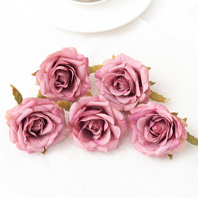 5 tk roosipead kunstsiidist lilled pulmadeks kodupeoks sünnipäevaks jõulukoogi kaunistamiseks meisterdamise pärg valge võltslill