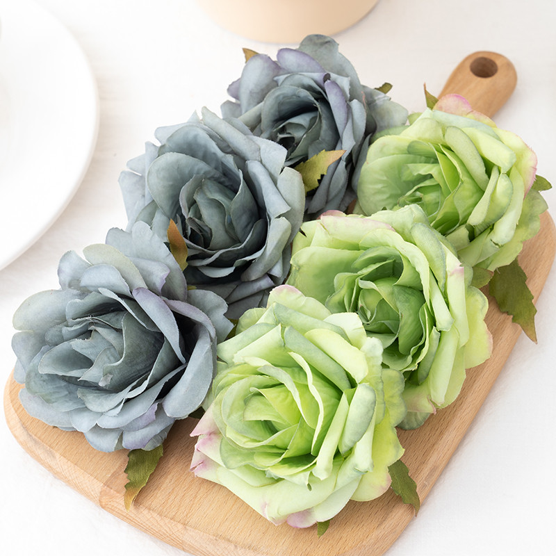 5 tk roosipead kunstsiidist lilled pulmadeks kodupeoks sünnipäevaks jõulukoogi kaunistamiseks meisterdamise pärg valge võltslill