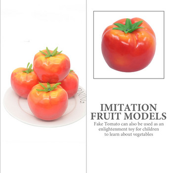 10Pcs Simulation Fruit Set Artificial Tomatoes Shooting Prop Imitation Fruit Model Εκπαιδευτικό παιχνίδι για ντεκόρ για παιδιά