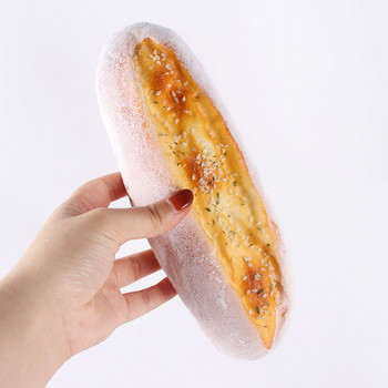 Симулация на хляб Изкуствена храна Хотел Ресторант Дисплей Пшеничен френски фалшив хляб Модел на торта PU Бавен отскок Играчка за декомпресия