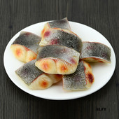 simulare falsă model alimentar sala de mese hol hotel restaurant magazin magazin decorare bloc de pește artificial porțiune felie recuzită