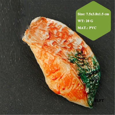 simulare falsă model alimentar sala de mese hol hotel restaurant magazin magazin decorare bloc de pește artificial porțiune felie recuzită