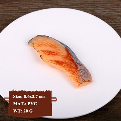 simulare falsă model alimentar sala de mese hol hotel restaurant magazin magazin decorare bloc de pește artificial porțiune felie recuzită