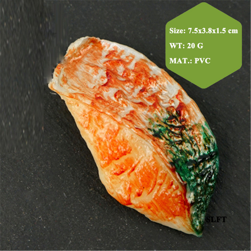 simulare falsă model alimentar sala de mese hol hotel restaurant magazin magazin decorare bloc de pește artificial porțiune felie recuzită