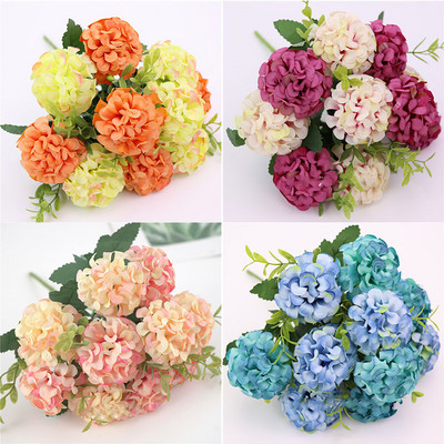 1 τεμ 15 λουλουδιές κεφαλές παιώνιας ψεύτικα λουλούδια πολυτελή ανθοδέσμη διακόσμηση γάμου διακόσμηση τραπεζιού σπιτιού μπλε ουρανός ψεύτικο λουλούδι