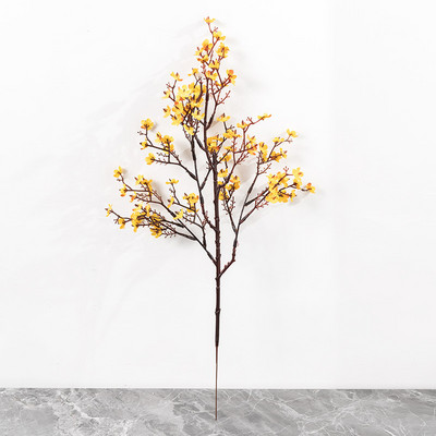 Flori artificiale Gypsophila Ramă albă de înaltă calitate Respirația bebelușilor Flori false Buchet lung Home Decorare nunta Toamna