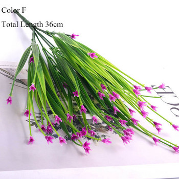 Νέο όμορφο 25 κεφάλια/μπουκέτο μίνι τεχνητή κάλλα με φύλλο πλαστικό ψεύτικο κρίνο Υδρόβια φυτά λουλούδι διακόσμηση δωματίου σπιτιού