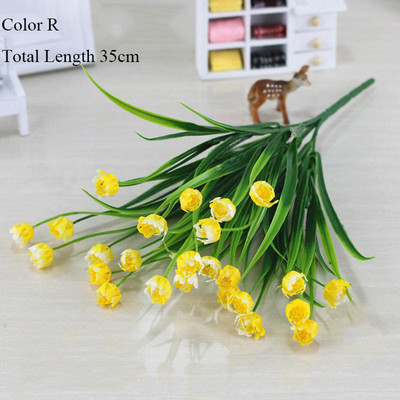 Νέο όμορφο 25 κεφάλια/μπουκέτο μίνι τεχνητή κάλλα με φύλλο πλαστικό ψεύτικο κρίνο Υδρόβια φυτά λουλούδι διακόσμηση δωματίου σπιτιού