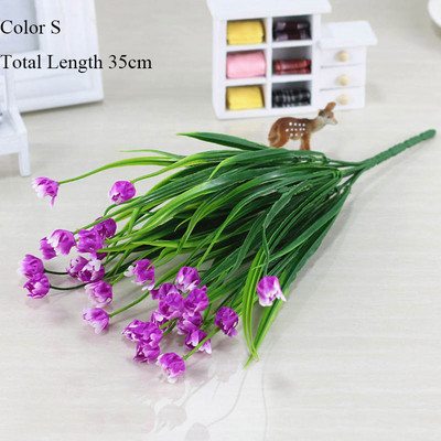 Νέο όμορφο 25 κεφάλια/μπουκέτο μίνι τεχνητή κάλλα με φύλλο πλαστικό ψεύτικο κρίνο Υδρόβια φυτά λουλούδι διακόσμηση δωματίου σπιτιού