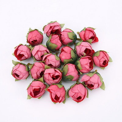 10/50 bucăți trandafir flori artificiale cap de mătase flori false pentru decorarea casei petrecere de Crăciun decorare nuntă bricolaj accesorii coroane