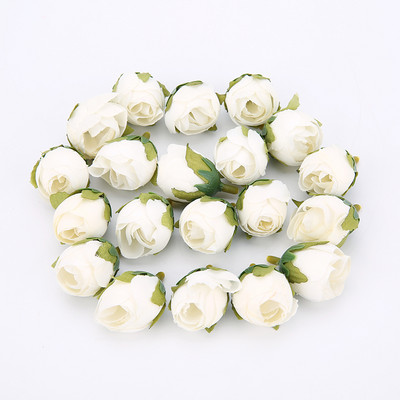 10/50 bucăți trandafir flori artificiale cap de mătase flori false pentru decorarea casei petrecere de Crăciun decorare nuntă bricolaj accesorii coroane