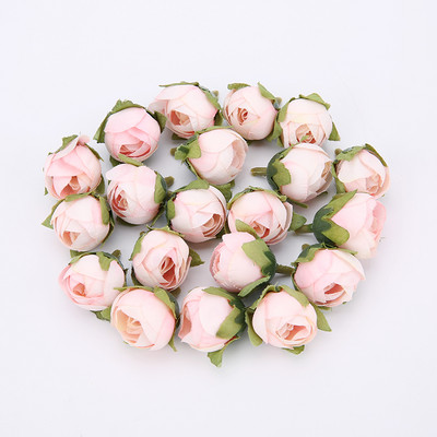 10/50 bucăți trandafir flori artificiale cap de mătase flori false pentru decorarea casei petrecere de Crăciun decorare nuntă bricolaj accesorii coroane