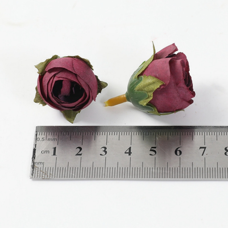 10/50 bucăți trandafir flori artificiale cap de mătase flori false pentru decorarea casei petrecere de Crăciun decorare nuntă bricolaj accesorii coroane