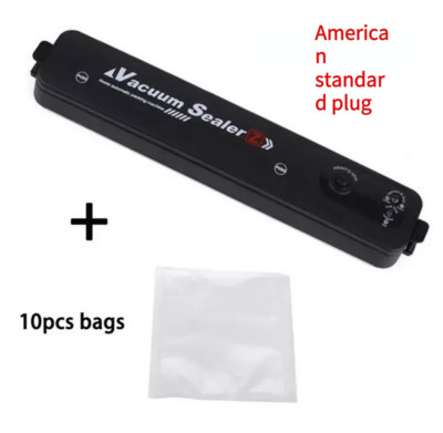 2022 m. virtuvės vakuuminis maisto sandariklis 220 V / 110 V automatinis komercinis buitinis maisto vakuuminis sandariklis pakavimo mašina apima 10 vnt maišelių