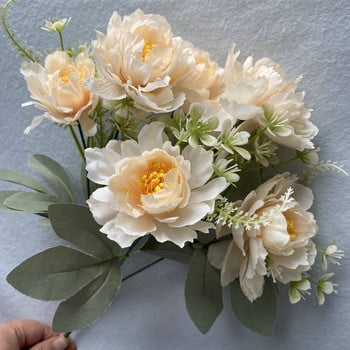 New 6 Bobo Peony Flower Simulation Bouquet Σαλόνι Διακόσμηση σπιτιού Τραπέζι γάμου εσωτερικού χώρου Ψεύτικα τεχνητά λουλούδια φτηνά