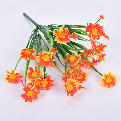 1 ryšuliai lauke dirbtinės ramunėlės netikros gėlės UV atsparūs krūmai, kabantys augalai Sodas Veranda Namų vestuvės sodybos dekoras