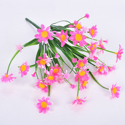 1 ryšuliai lauke dirbtinės ramunėlės netikros gėlės UV atsparūs krūmai, kabantys augalai Sodas Veranda Namų vestuvės sodybos dekoras