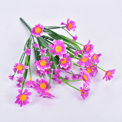 1 ryšuliai lauke dirbtinės ramunėlės netikros gėlės UV atsparūs krūmai, kabantys augalai Sodas Veranda Namų vestuvės sodybos dekoras