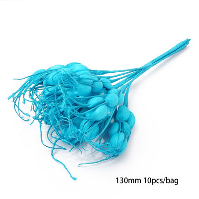 6/10/12/50/60/70/90/144 tk Sinise lillega kirsi tolmumarjade kimp meisterdamise jõulupulmakoogi kinkekarbi pärgade kaunistus