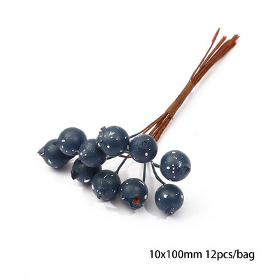 6/10/12/50/60/70/90/144 tk Sinise lillega kirsi tolmumarjade kimp meisterdamise jõulupulmakoogi kinkekarbi pärgade kaunistus