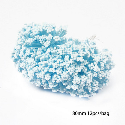 6/10/12/50/60/70/90/144 tk Sinise lillega kirsi tolmumarjade kimp meisterdamise jõulupulmakoogi kinkekarbi pärgade kaunistus