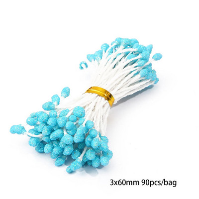 6/10/12/50/60/70/90/144 tk Sinise lillega kirsi tolmumarjade kimp meisterdamise jõulupulmakoogi kinkekarbi pärgade kaunistus