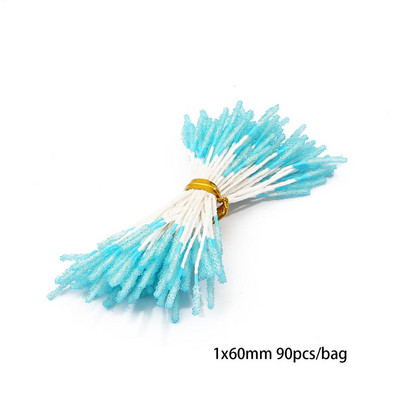 6/10/12/50/60/70/90/144 tk Sinise lillega kirsi tolmumarjade kimp meisterdamise jõulupulmakoogi kinkekarbi pärgade kaunistus