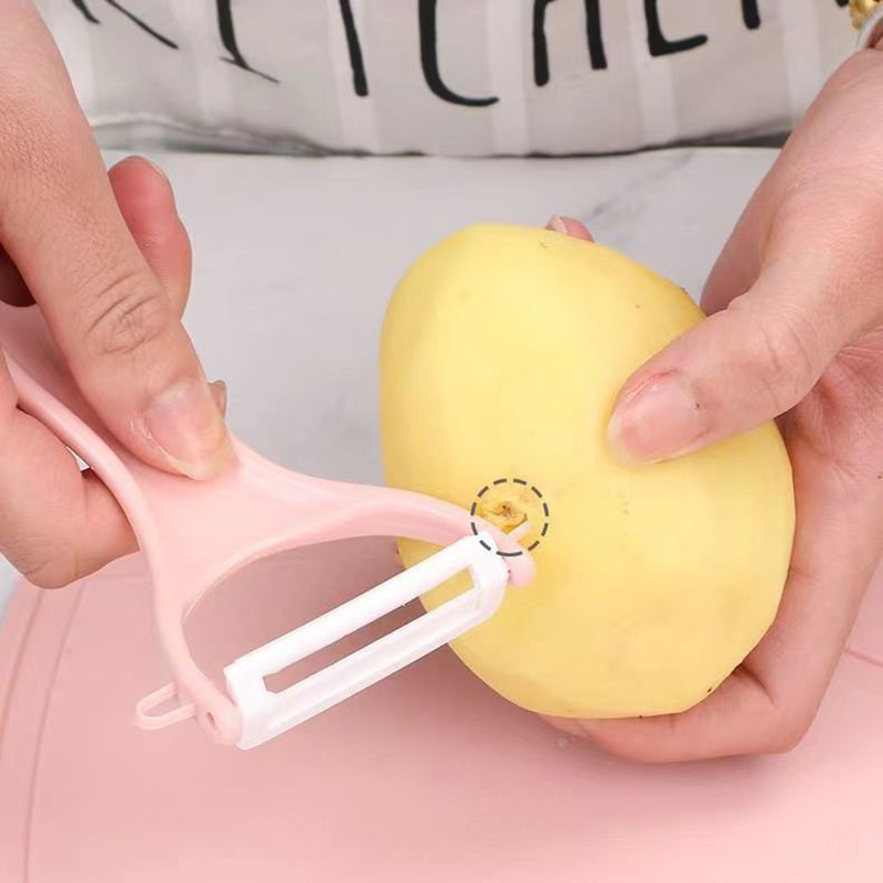 Κεραμικό μαχαίρι 3 τεμαχίων Φορητή φόρμα μίνι κουζίνας Μαχαίρι κουζίνας Οικιακής κουζίνας Αποφλοιωτής μαχαιριών πεπονιού και φρούτων