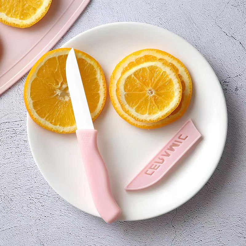 Κεραμικό μαχαίρι 3 τεμαχίων Φορητή φόρμα μίνι κουζίνας Μαχαίρι κουζίνας Οικιακής κουζίνας Αποφλοιωτής μαχαιριών πεπονιού και φρούτων