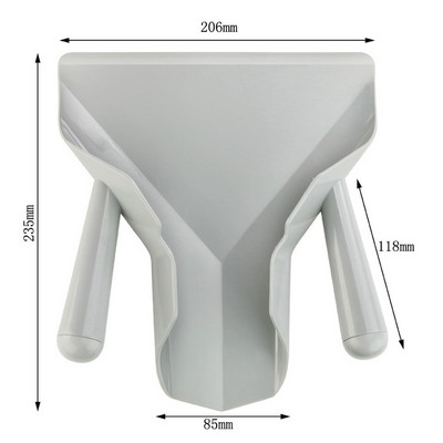 Traškučių kaušelis Maistas gruzdintos bulvytės Maistui tinkamas plastikinis kaušelis kaušelis su rankena skrudintos bulvytės bulvytės bulvytės Įrankiai