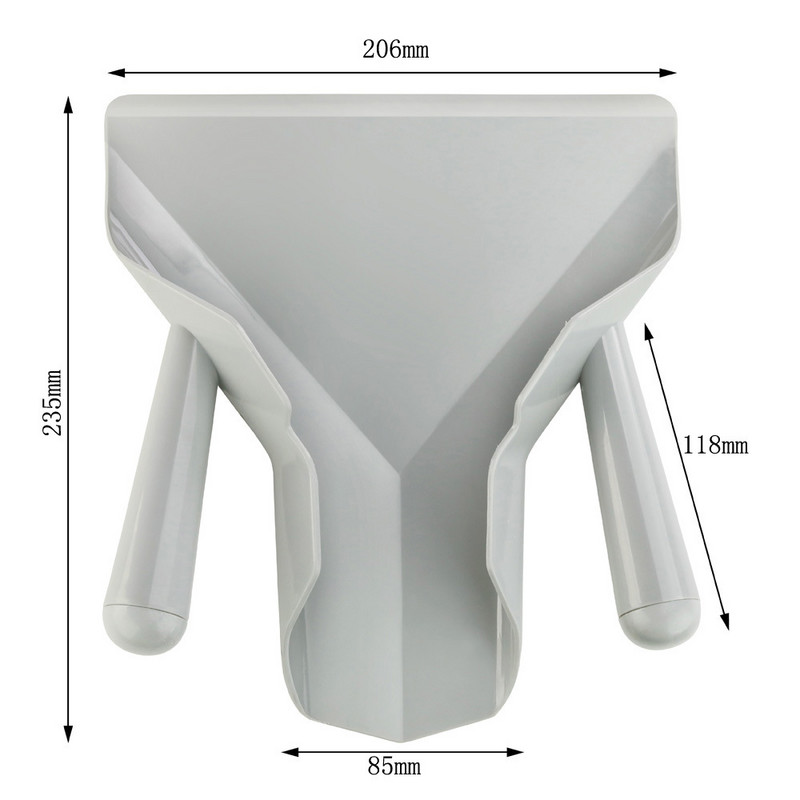 Traškučių kaušelis Maistas gruzdintos bulvytės Maistui tinkamas plastikinis kaušelis kaušelis su rankena skrudintos bulvytės bulvytės bulvytės Įrankiai