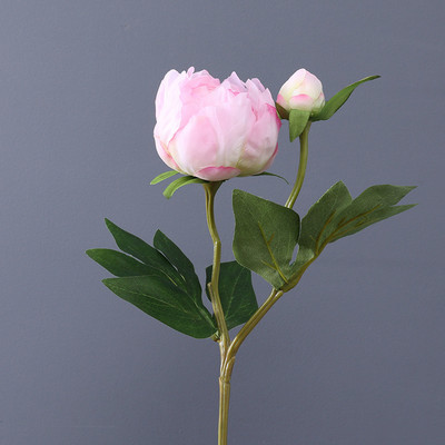 1kom Umjetno cvijeće Grane Svilene ruže Božur Vjenčanje Dekoracija doma Aranžirajte lažne biljke Poklon za Valentinovo DIY svadbeni buket