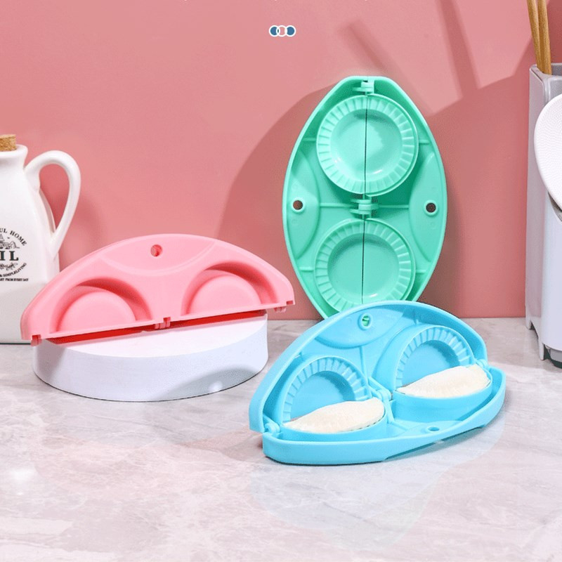 Plastikust pelmeenide tööriist Laisa isetegemise Jiaozi tegija Seade Lihtne pelmeenide koorimise viilutaja vormi Köögitarvikud