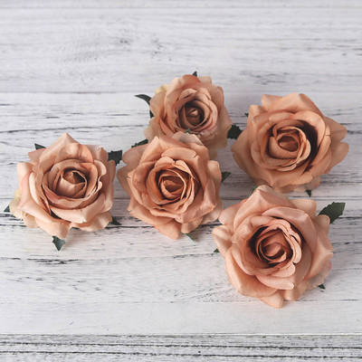 μεγάλο τριαντάφυλλο κεφάλι μεγάλα τριαντάφυλλα κεφάλια μεταξωτό λουλούδι τεχνητά λουλούδια 5 τμχ προμήθειες γάμου για το σπίτι DIY αξεσουάρ διακόσμησης