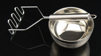 Bucătărie portabilă Articole de uz casnic Instrument de zdrobire de cartofi în formă de undă din oțel inoxidabil Utensilios De Cocina Viață convenabilă practică