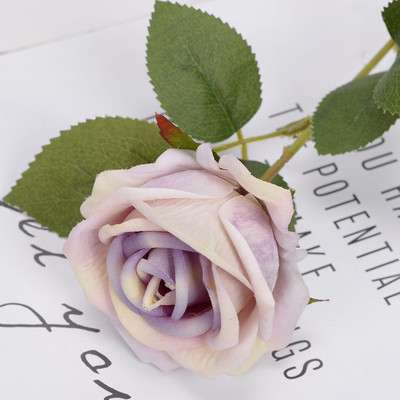 5/10 tk Roosid Kunstlilled Roosi lilleoksad Kunstlikud punased roosid Realistlik võltsroos pulmade kodukaunistuseks