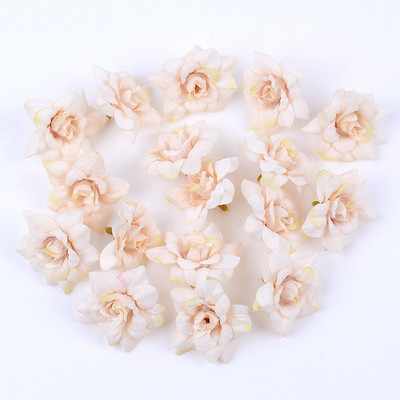 10 buc. flori artificiale cap de trandafir 4 cm flori false din mătase pentru decorarea casei, petrecere, grădină, decorare nuntă, accesorii pentru coroană.