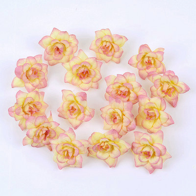 10 buc. flori artificiale cap de trandafir 4 cm flori false din mătase pentru decorarea casei, petrecere, grădină, decorare nuntă, accesorii pentru coroană.