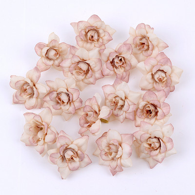 10 buc. flori artificiale cap de trandafir 4 cm flori false din mătase pentru decorarea casei, petrecere, grădină, decorare nuntă, accesorii pentru coroană.