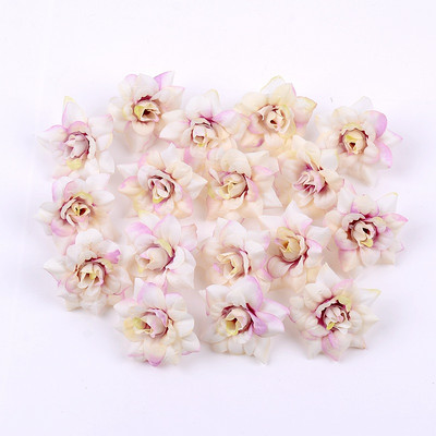10 buc. flori artificiale cap de trandafir 4 cm flori false din mătase pentru decorarea casei, petrecere, grădină, decorare nuntă, accesorii pentru coroană.