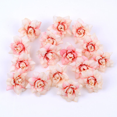 10 buc. flori artificiale cap de trandafir 4 cm flori false din mătase pentru decorarea casei, petrecere, grădină, decorare nuntă, accesorii pentru coroană.