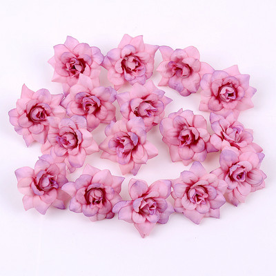 10 buc. flori artificiale cap de trandafir 4 cm flori false din mătase pentru decorarea casei, petrecere, grădină, decorare nuntă, accesorii pentru coroană.