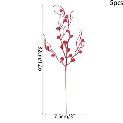 18 cm kunstlik männioks jõulukaunistus jõulukink Dekoratiivne lill jõulukaunistus jõulupuu tarvikud