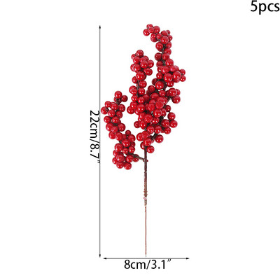 18 cm kunstlik männioks jõulukaunistus jõulukink Dekoratiivne lill jõulukaunistus jõulupuu tarvikud