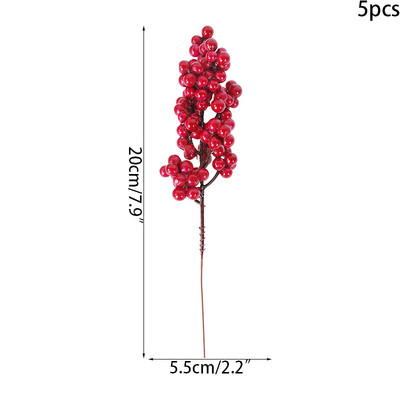 18 cm kunstlik männioks jõulukaunistus jõulukink Dekoratiivne lill jõulukaunistus jõulupuu tarvikud